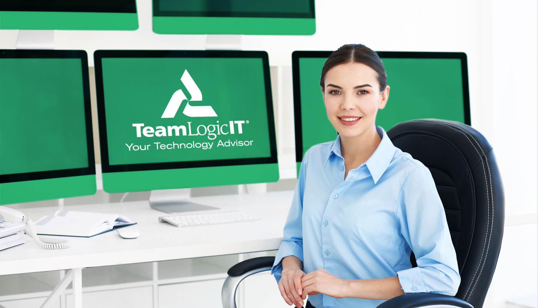 TeamLogicIT image of woman in training